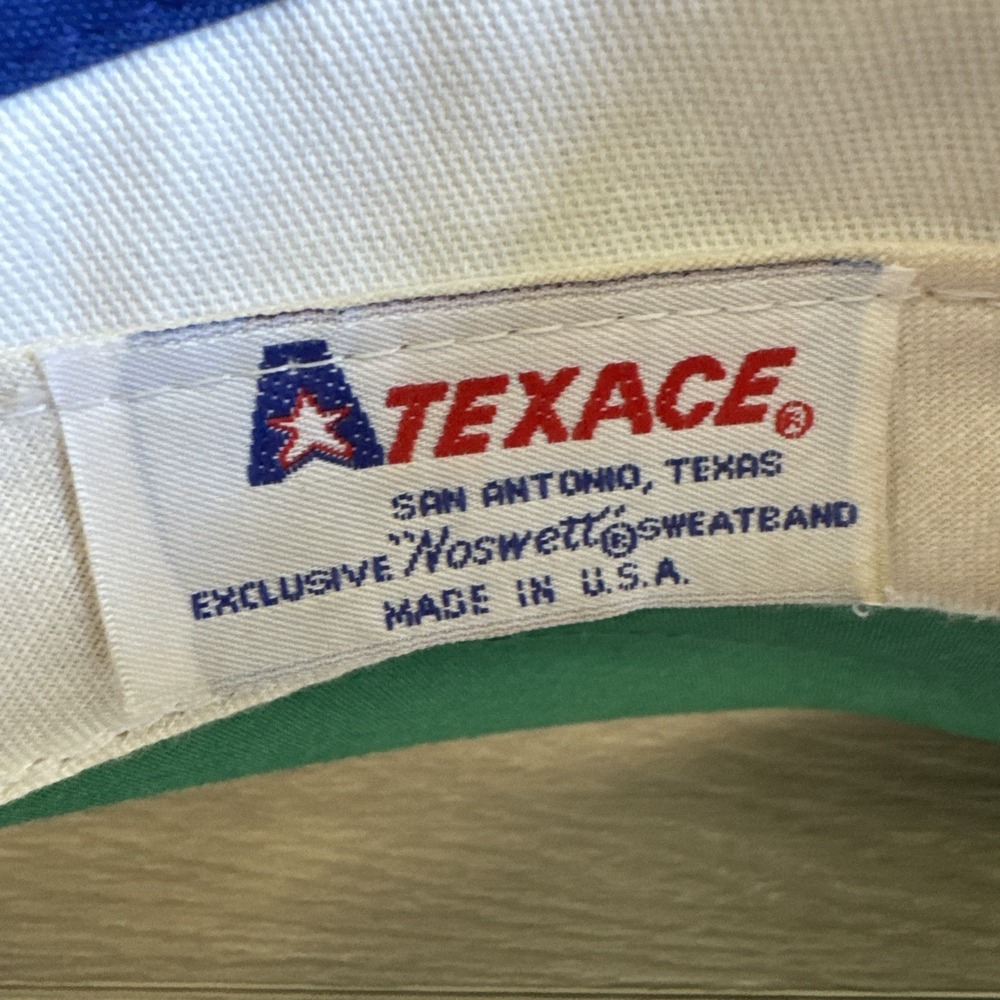 Vintage Florida Gators Visor Hat Blue Script Embroidery Texace Made In USA - Picture 5 of 11